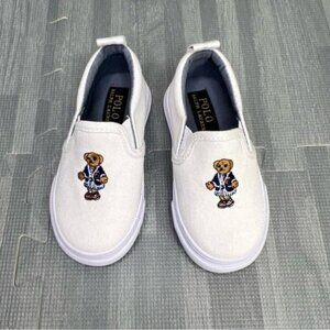 Polo Ralph Lauren Kids Carlee Bear Chino Sneaker